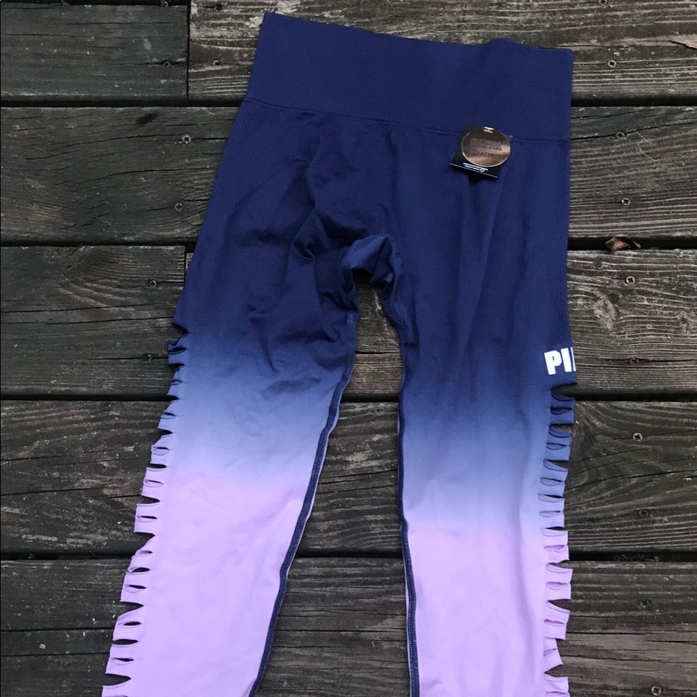 Vs pink cut out leggings